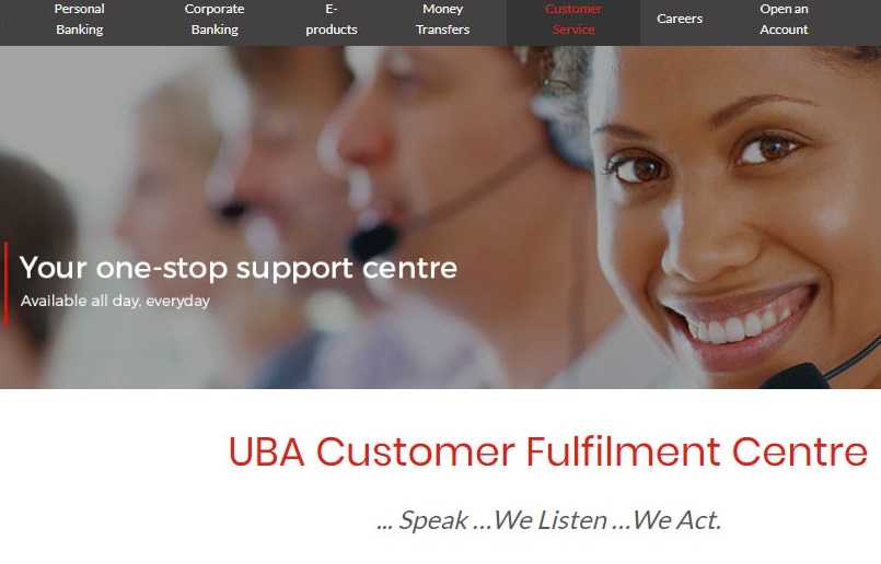 UBA Customer Care Number