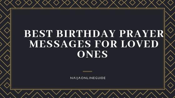 BEST BIRTHDAY PRAYER MESSAGES