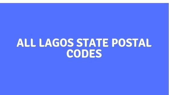 Lagos State Postal Codes