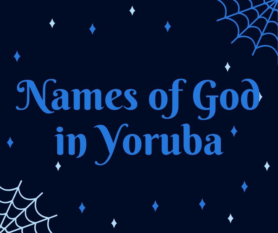 Names of God in Yoruba