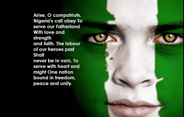 lyrics of Nigerian National Anthem