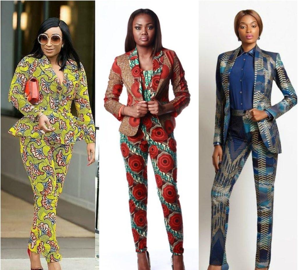 Ankara Suit for Office