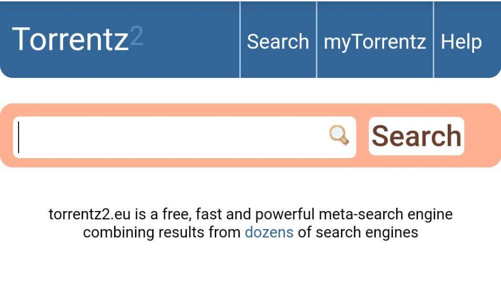 my torrentz2 search engine