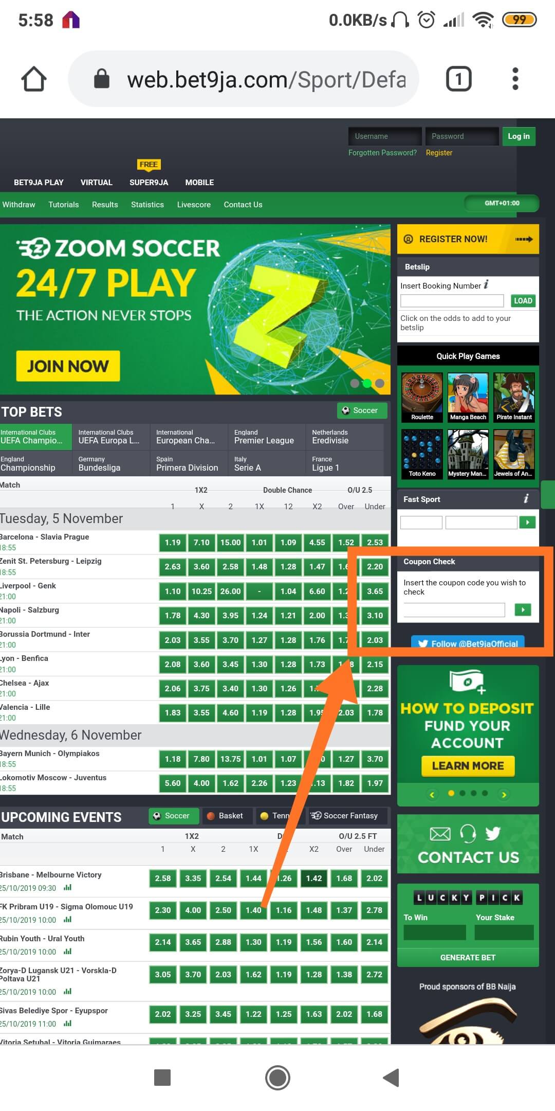 Bet9ja Check Coupon How to check Bet9ja Coupon & Betslip Result
