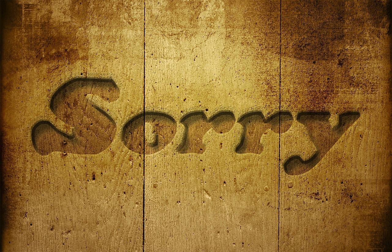 apology messages