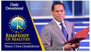 Free Rhapsody of Realities PDF download for November 2019