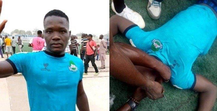 Nigerian footballer dies