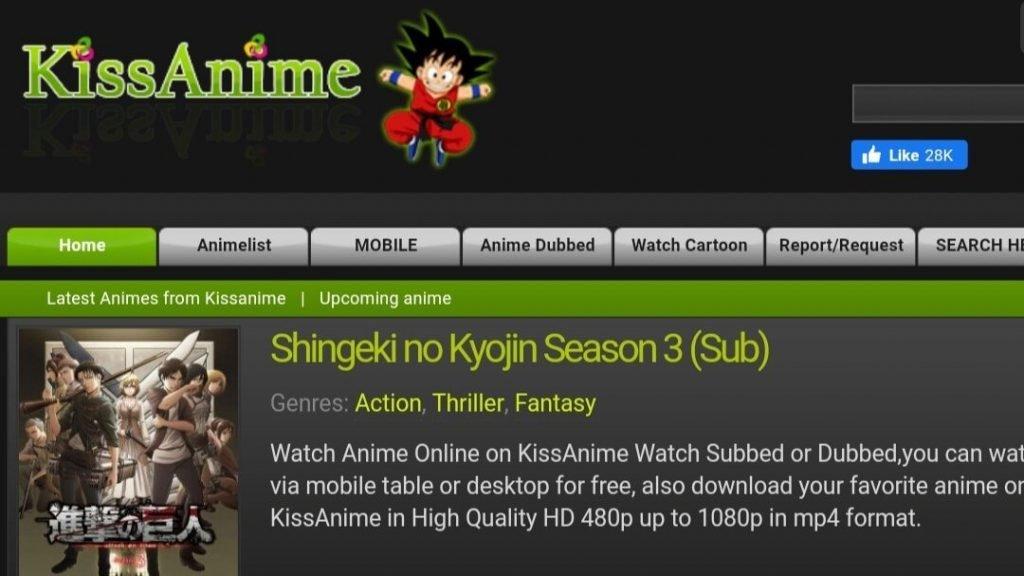 top 10 kissanime websites