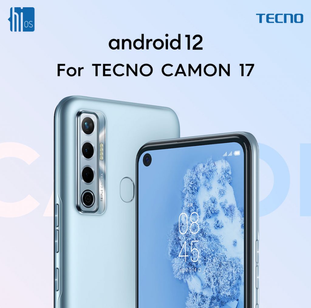 Camon 17 Android 12