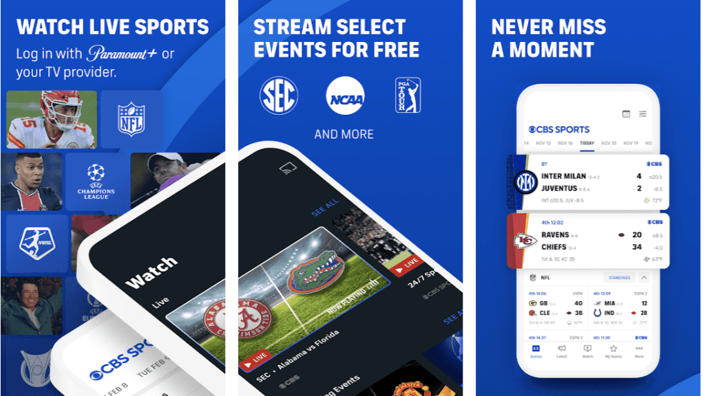 Apps to watch live football